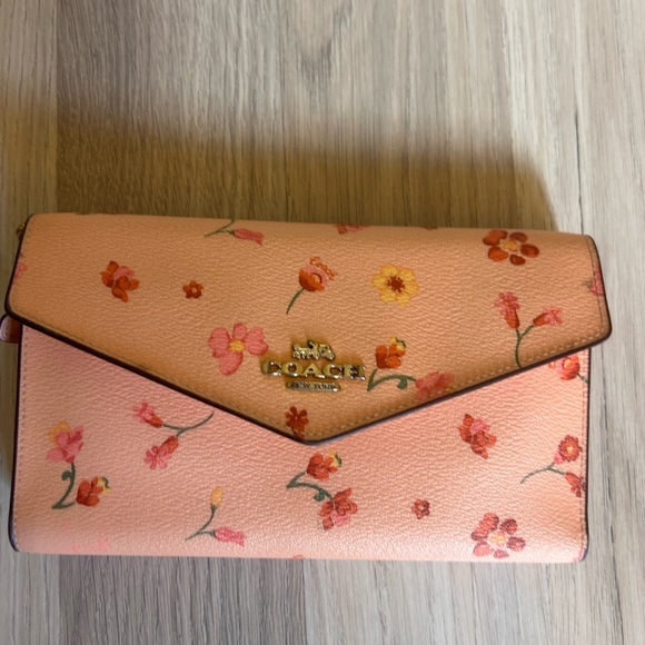 Coach Pink Floral Clutch - Picture 2 of 8